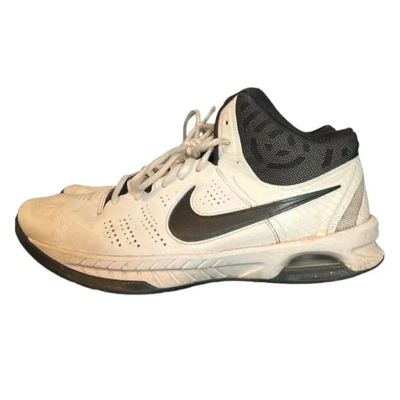 Men's Air Visi Pro VI Basketball Sneakers navy and white mens size 8.5