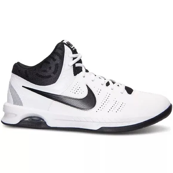 Men's Air Visi Pro VI Basketball Sneakers navy and white mens size 8.5