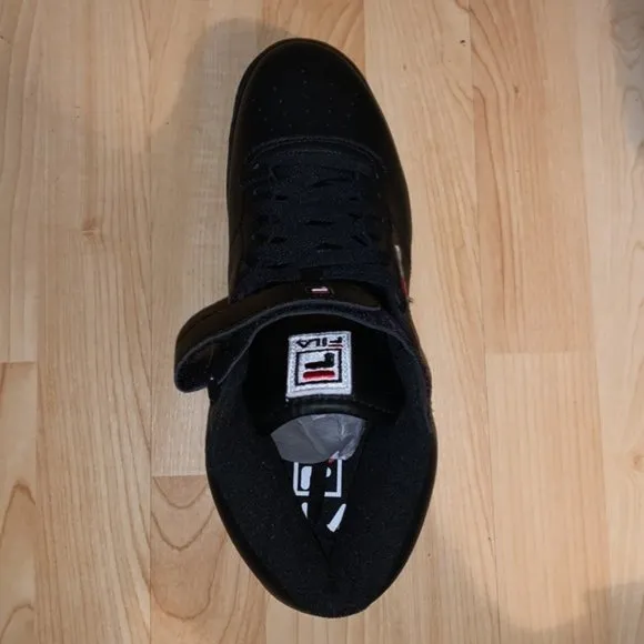 Men's Fila F13 Sneakers Black  1VF059LX-970  High Top Size 10.5