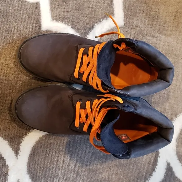 Men's Navy Timberlands
