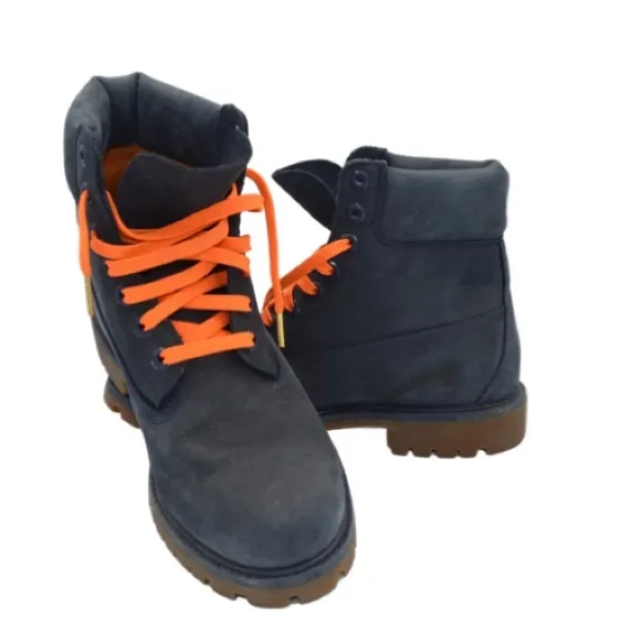 Men's Navy Timberlands
