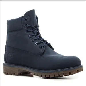 Men's Navy Timberlands