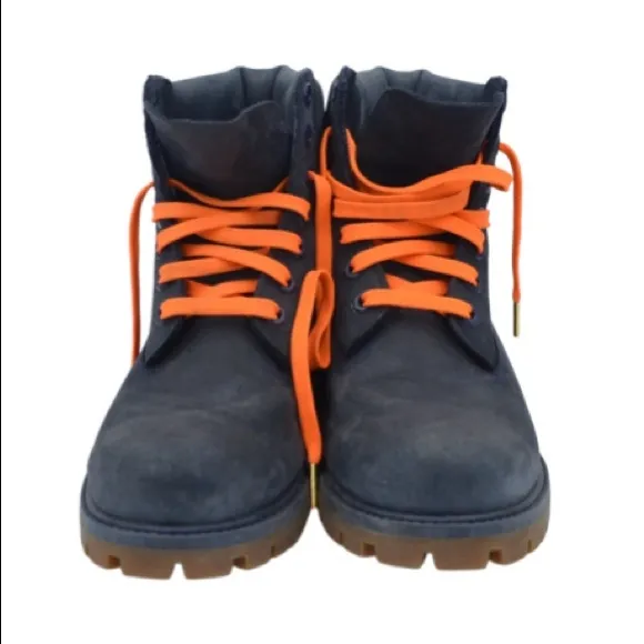 Men's Navy Timberlands