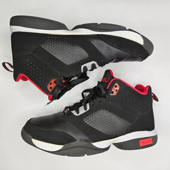 Men's Red/Black FUBU Sintetico‎ High Top Basketball Sneakers Size 9