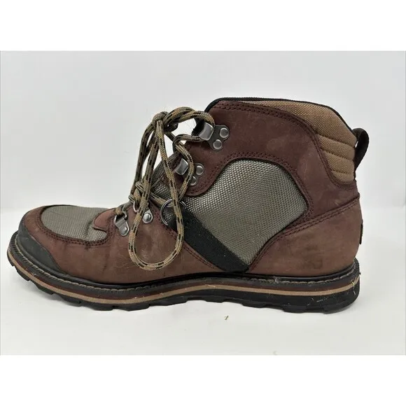 Mens SOREL Madson Sport Hiker Black Waterproof Non-Shell Boots Size 11 Brown