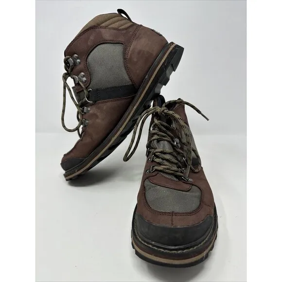 Mens SOREL Madson Sport Hiker Black Waterproof Non-Shell Boots Size 11 Brown
