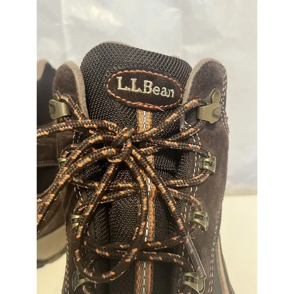 Men's Sz 9M LL Bean Tek 2.5 Waterproof Hiking Boots Brown Primaloft 258265