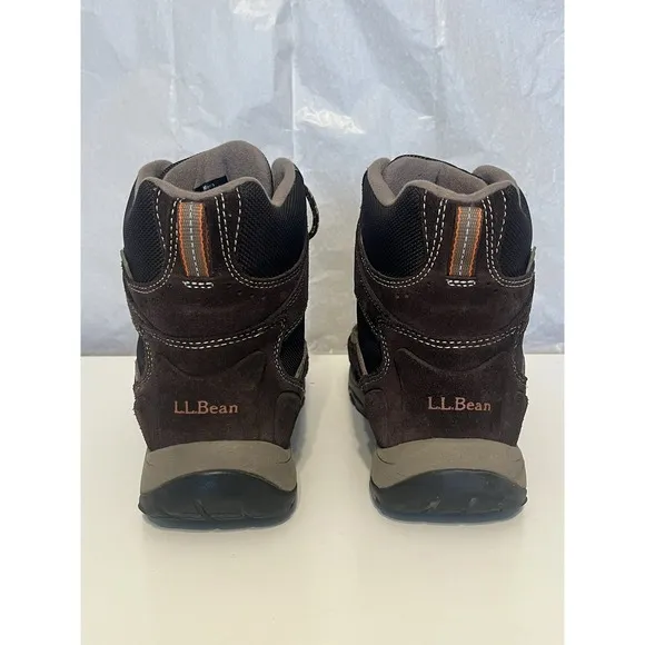 Men's Sz 9M LL Bean Tek 2.5 Waterproof Hiking Boots Brown Primaloft 258265