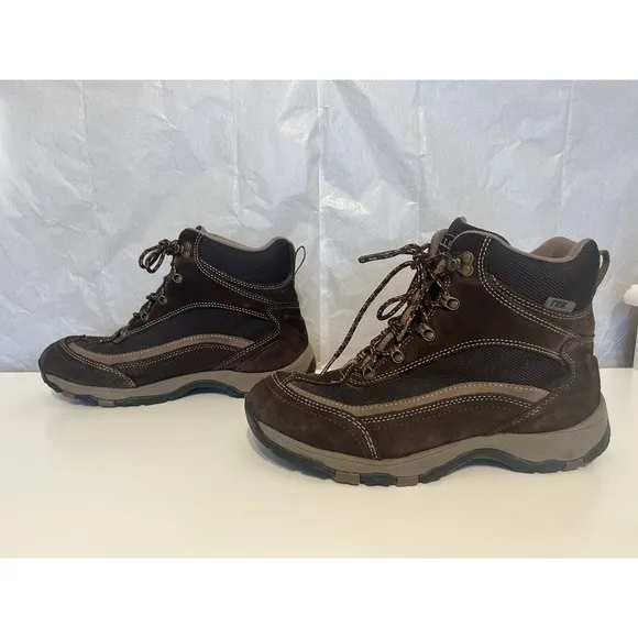 Men's Sz 9M LL Bean Tek 2.5 Waterproof Hiking Boots Brown Primaloft 258265