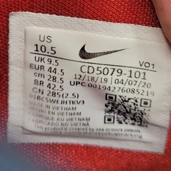 Mens Nike PG 4 USA Colorway Low Top Hidden Laces Basketball Sneakers Sz 10.5
