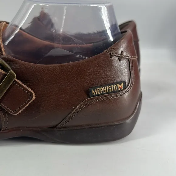 Mephisto leather comfort sandals brown leather fisherman cool air sz 9