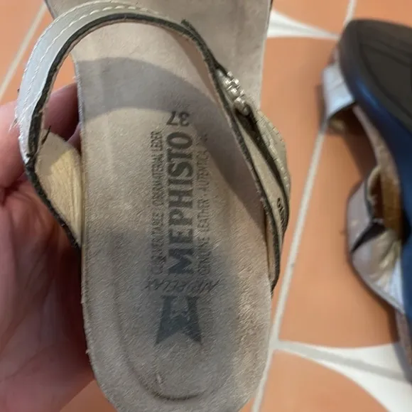 Mephisto Leather Sandals