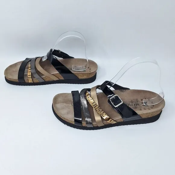 Mephisto Womens Huleda Smooth Leather Sandals  Size 39