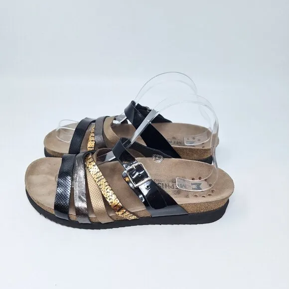 Mephisto Womens Huleda Smooth Leather Sandals  Size 39