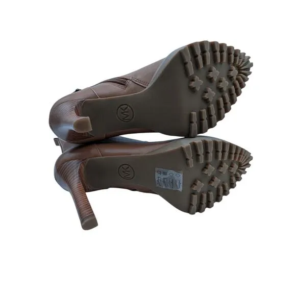 Michael Kors | Boots Kyle Lace Up Booties Leather Pointed Toe NIB | SIZE 8