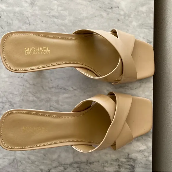 Michael Kors Clara Patent Leather Sandals