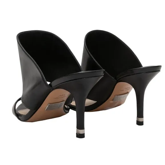MICHAEL KORS LEATHER HEELED SANDALS SIZE 36.5