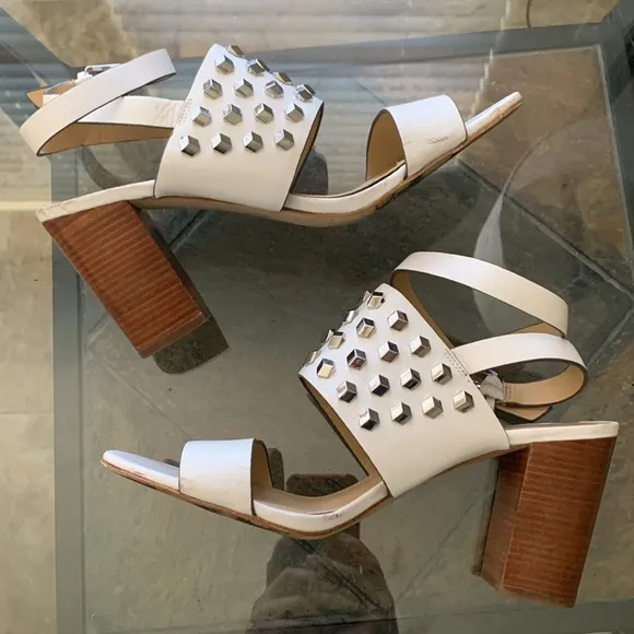 MICHAEL KORS Valencia Ankle Strap Studded Sandals