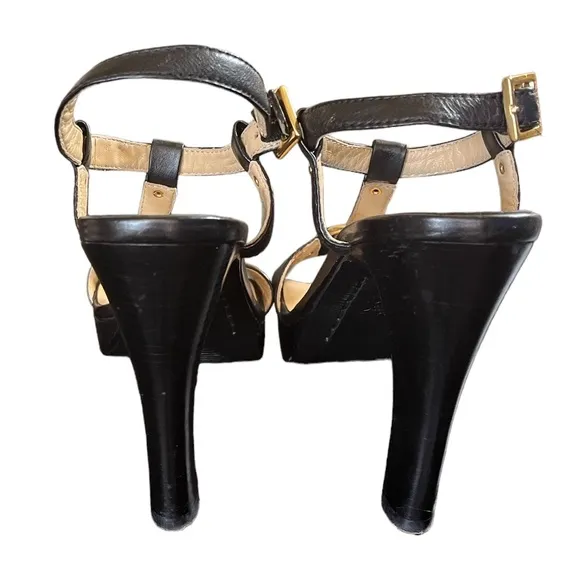 Michael Kors Valerie T-strap Heeled Sandals