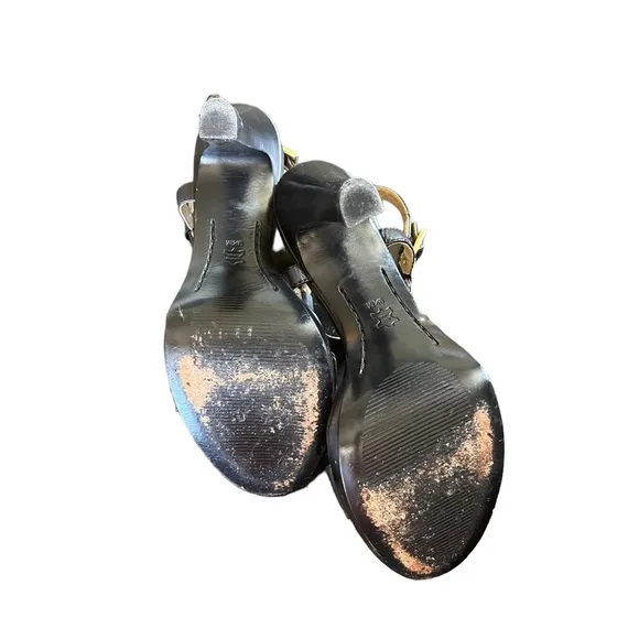 Michael Kors Valerie T-strap Heeled Sandals