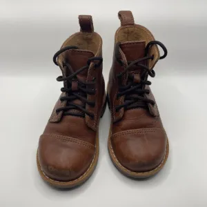 Mikoleon Heirloom Classic Toddler Leather Boots Luxe Tan Size 22 /6 Round Toe