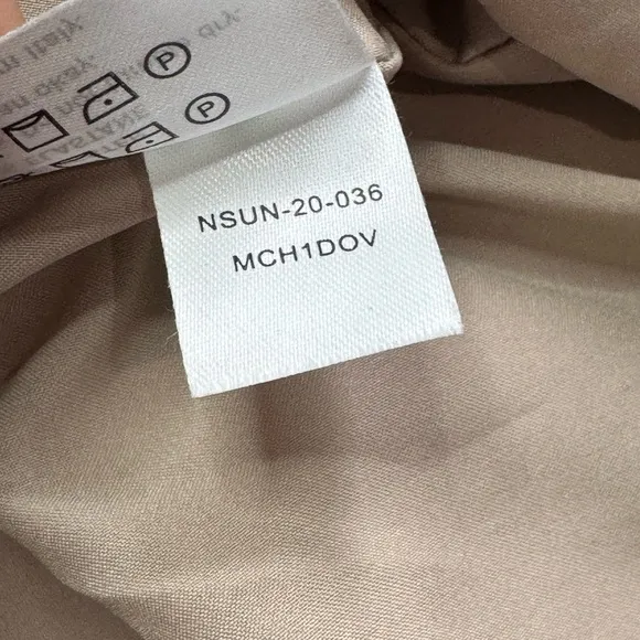 M.M. LAFLEUR Marie Dress Crosshatch in Dove size 8