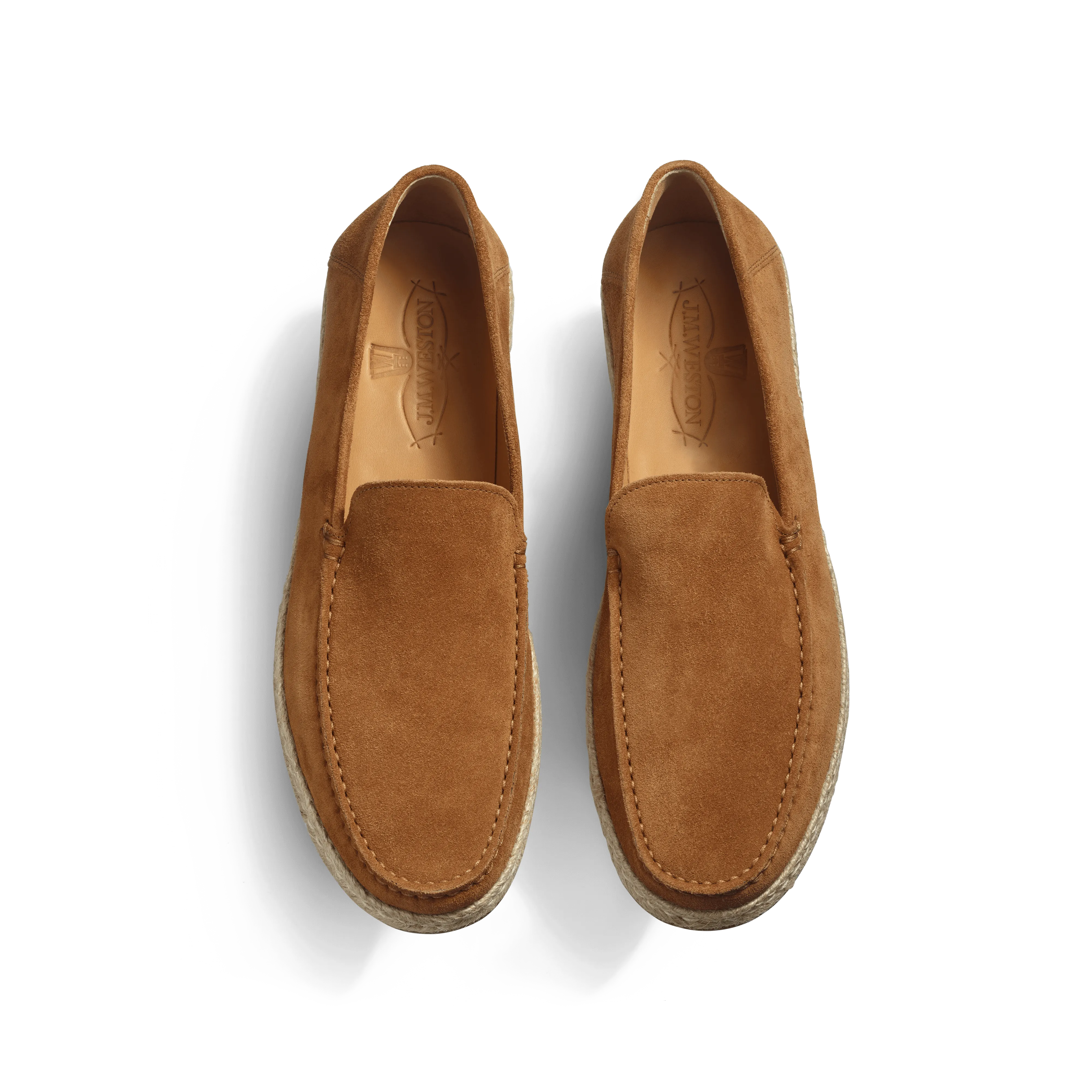 Mocassin Espadrille Uzès [homme cuir veau velours beachnut]