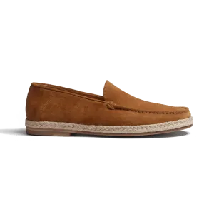 Mocassin Espadrille Uzès [homme cuir veau velours beachnut]