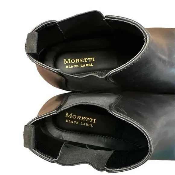 Moretti Black Label‎ Todd II in Black. Size 10 D Pull On Boots.