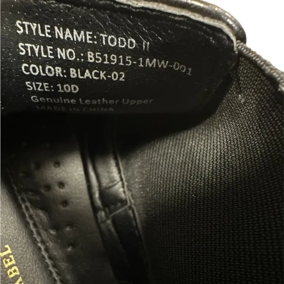 Moretti Black Label‎ Todd II in Black. Size 10 D Pull On Boots.
