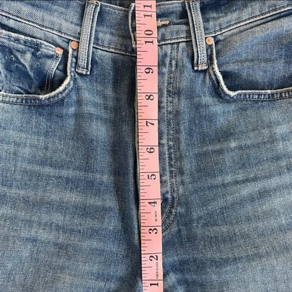 MOTHER HIGH WAISTED DOUBLE HIKER SKIMP JEANS