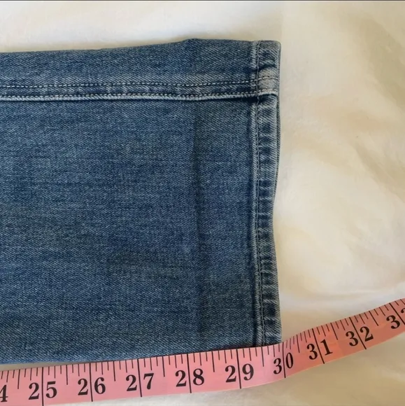 MOTHER HIGH WAISTED DOUBLE HIKER SKIMP JEANS