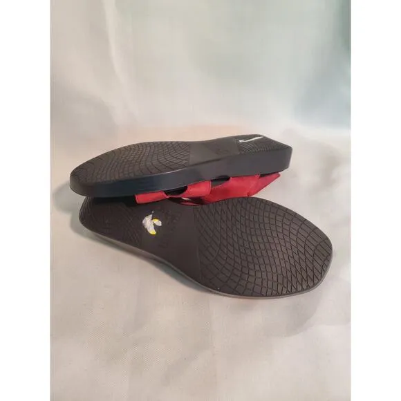 Munro Women's Micah Suede Open Toe Slingback Sandals Red Size 7.5. S71
