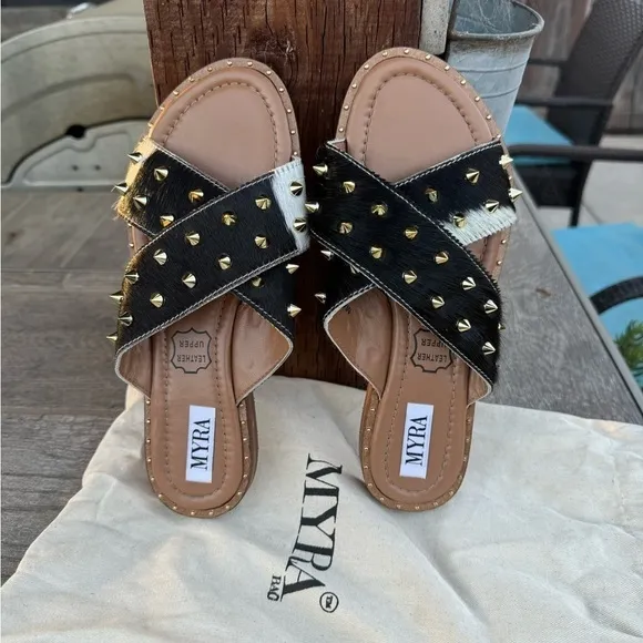Myra bag studded sandals