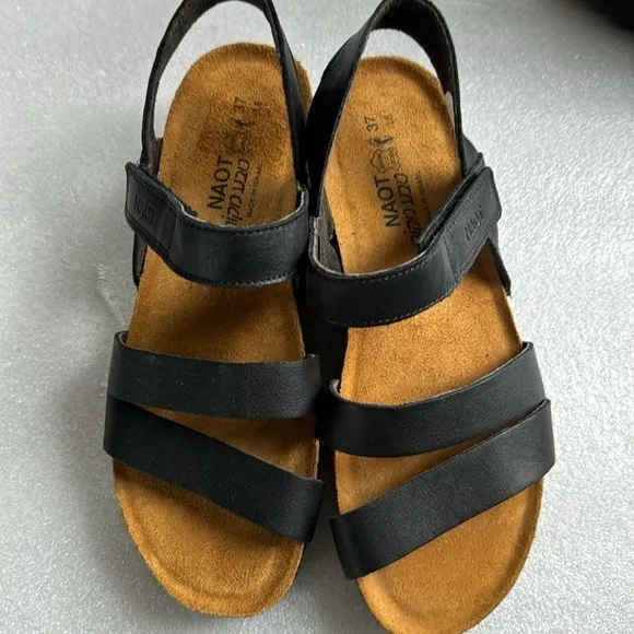 Naot Sandals Leather 37 Women’s Made in Israel