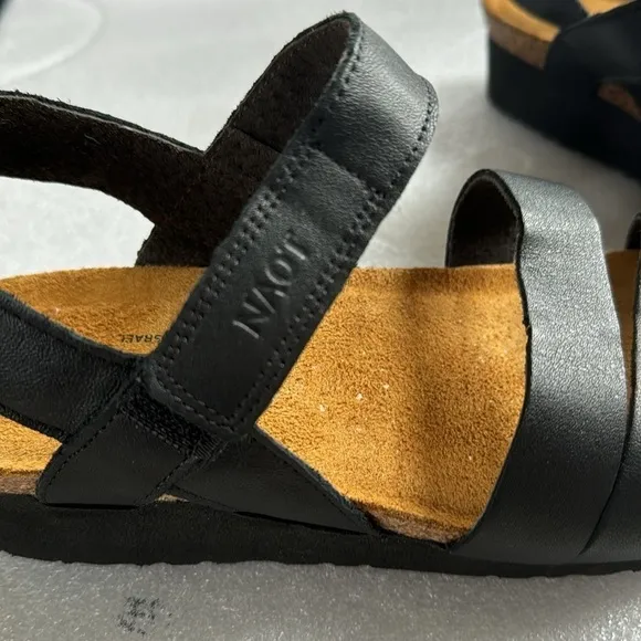 Naot Sandals Leather 37 Women’s Made in Israel