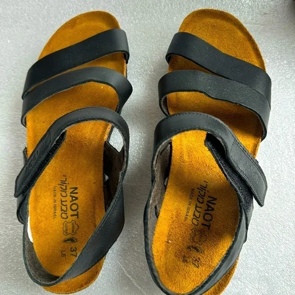 Naot Sandals Leather 37 Women’s Made in Israel