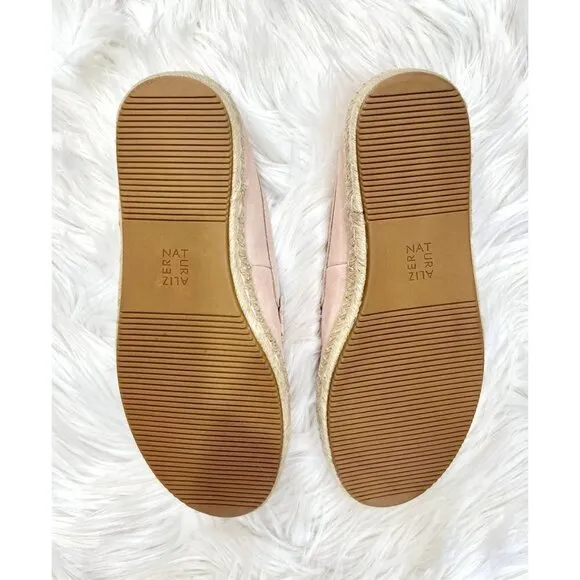 Naturalizer Alexa Loafer Shoes Pink Espadrille NWT NIB 8.5W