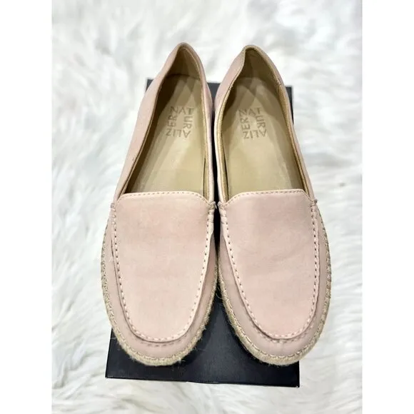 Naturalizer Alexa Loafer Shoes Pink Espadrille NWT NIB 8.5W
