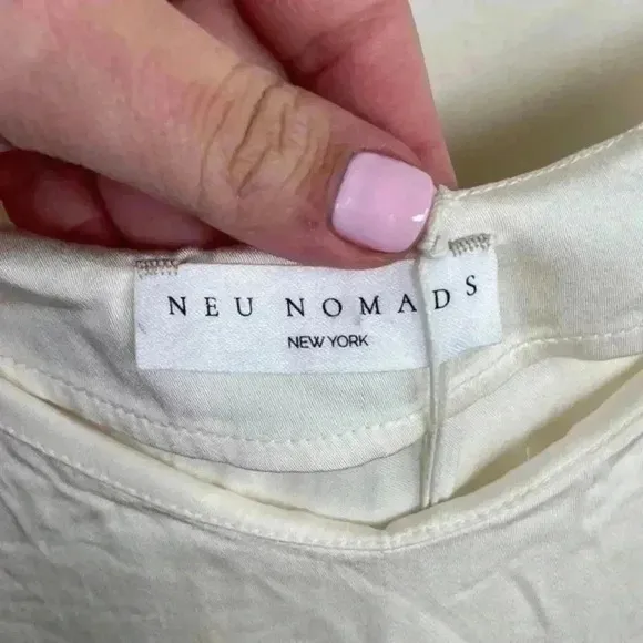 Neu‎ Nomad Off White Easy Slip Dress