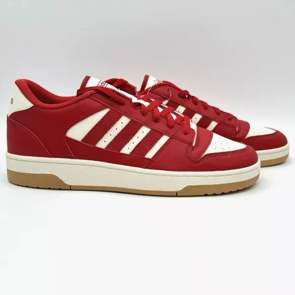 NEW adidas Break Start Low Sneakers Men's Size 13 Basketball Red White IH7964