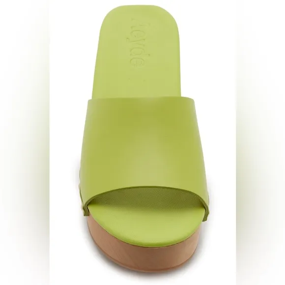 NEW | AEYDE  Bobbie Leather Clog Sandals | Apple 🍏