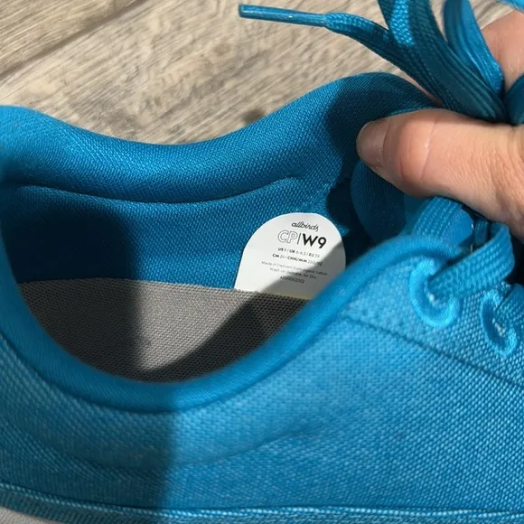 NEW • AllBirds • Women’s Canvas Pacers Sneakers Lace Up Thrive Teal Blue 9
