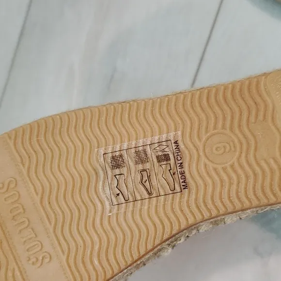 NEW Anthropologie Soludos Espadrille Platform Loafers Slip on shoes sz 9