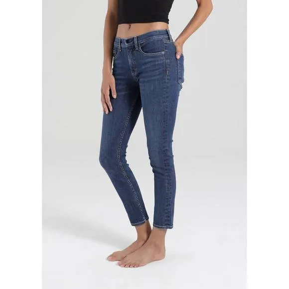 NEW ASKK NY mid-rise skinny jeans in dark vintage