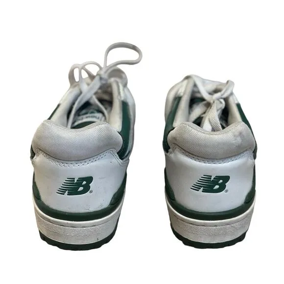 New Balance 550 white green sneakers size 7.5 womens