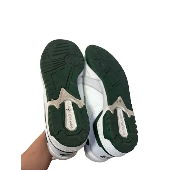 New Balance 550 white green sneakers size 7.5 womens