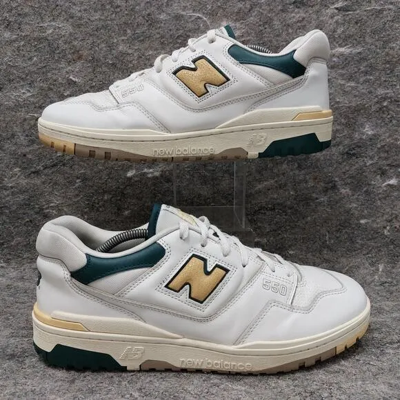 New Balance X Aimé Leon Dore 550 Sneakers Men's Size 13 Green Yellow BB550A2