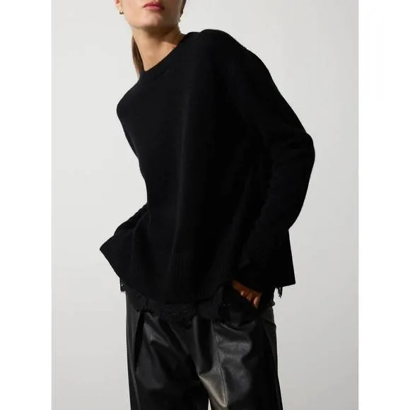 NEW BROCHU WALKER marte lace looker in black