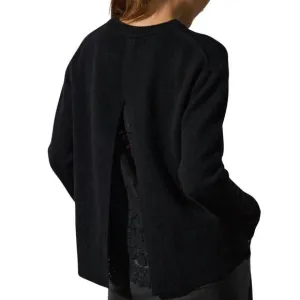 NEW BROCHU WALKER marte lace looker in black
